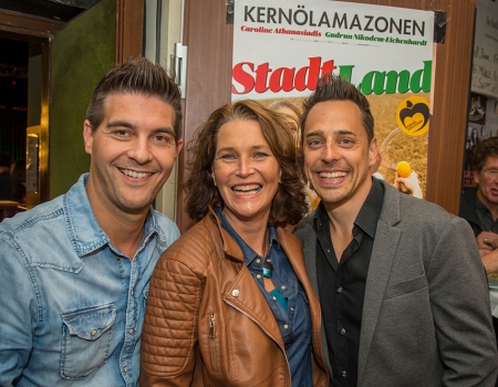 StadtLand-Premiere: Norbert Oberhauser, Maya Hakvoort, Tricky Niki